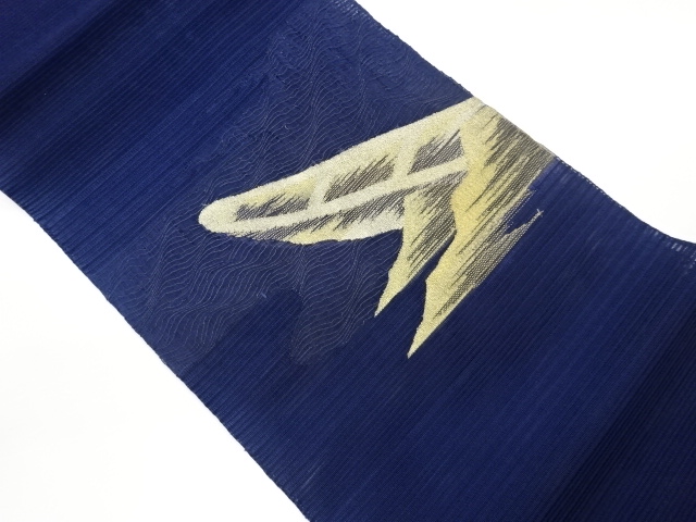JAPANESE NAGOYA OBI FOR SUMMER / WOVEN ABSTRACT
